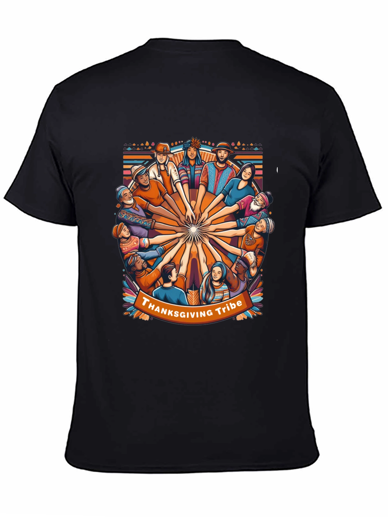 Thanksgiving Tribe Graphic T-Shirt