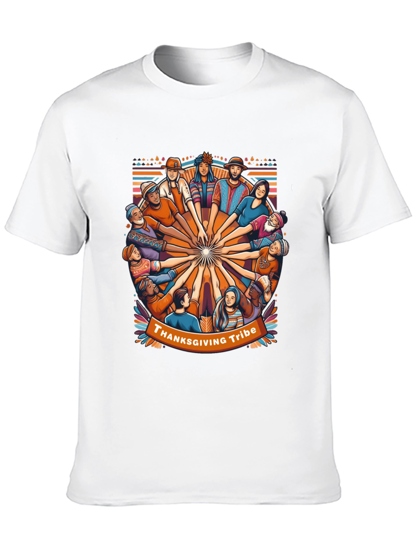 Thanksgiving Tribe Graphic T-Shirt