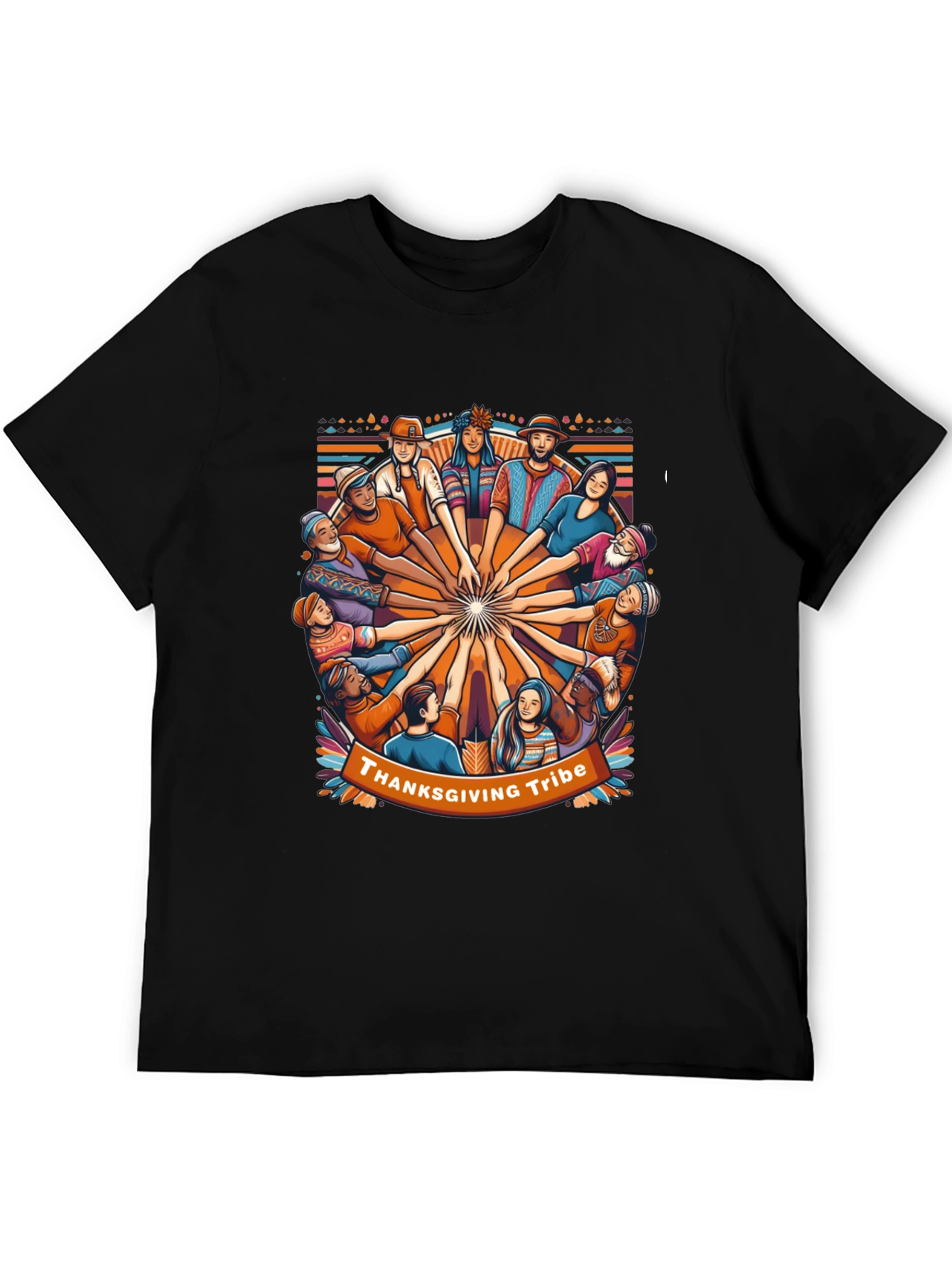 Thanksgiving Tribe Graphic T-Shirt