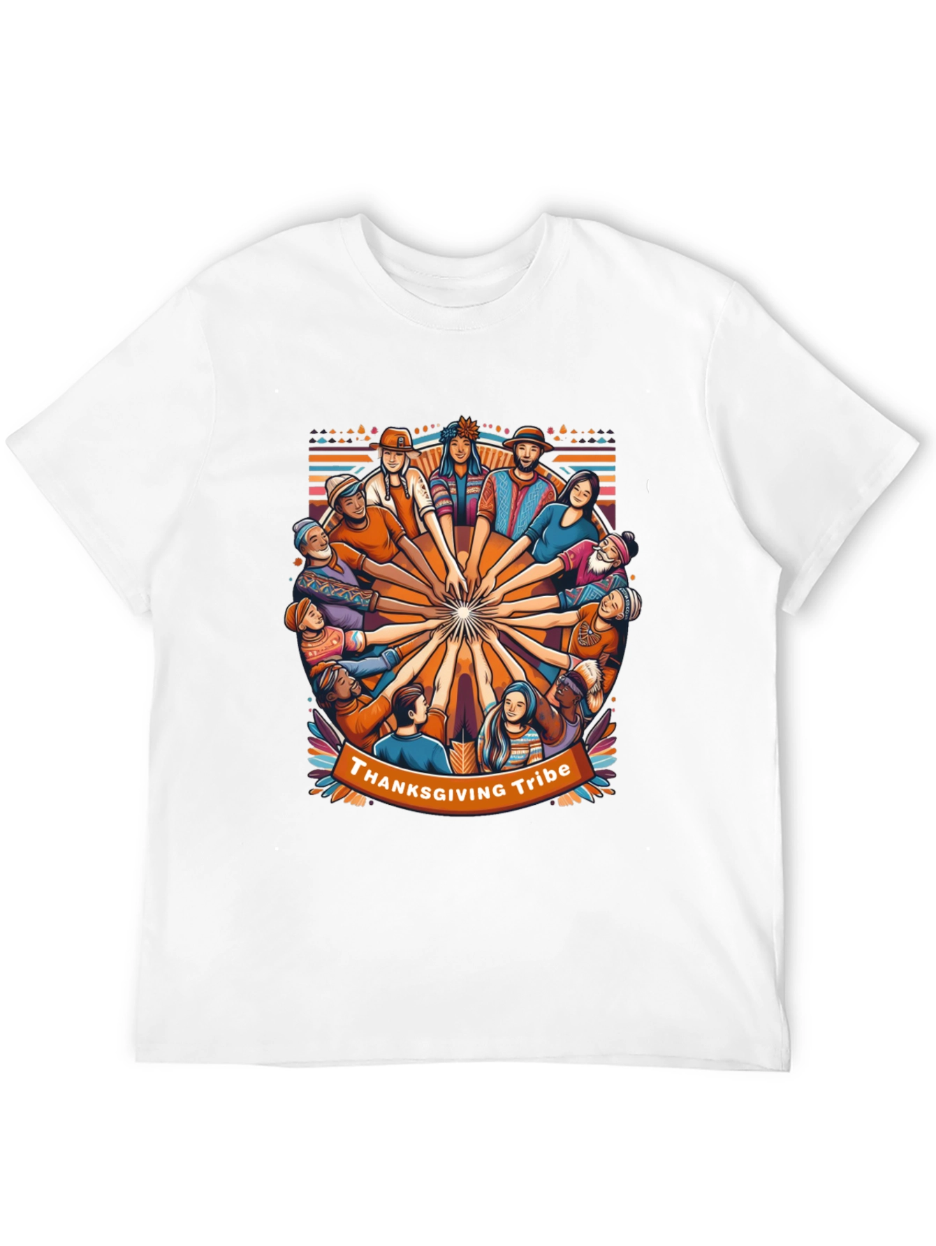 Thanksgiving Tribe Graphic T-Shirt