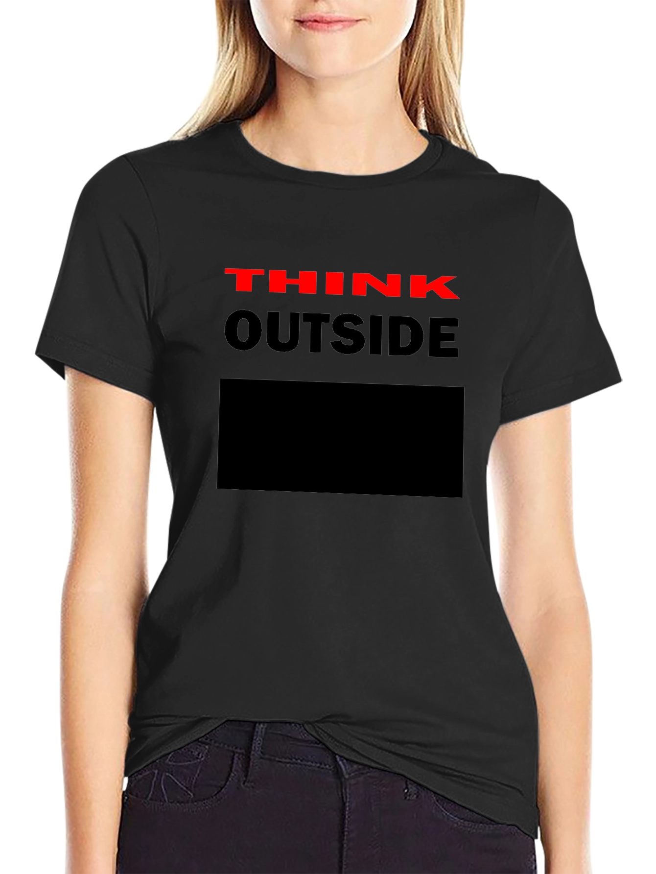 Think Outside the Box Graphic T-Shirt