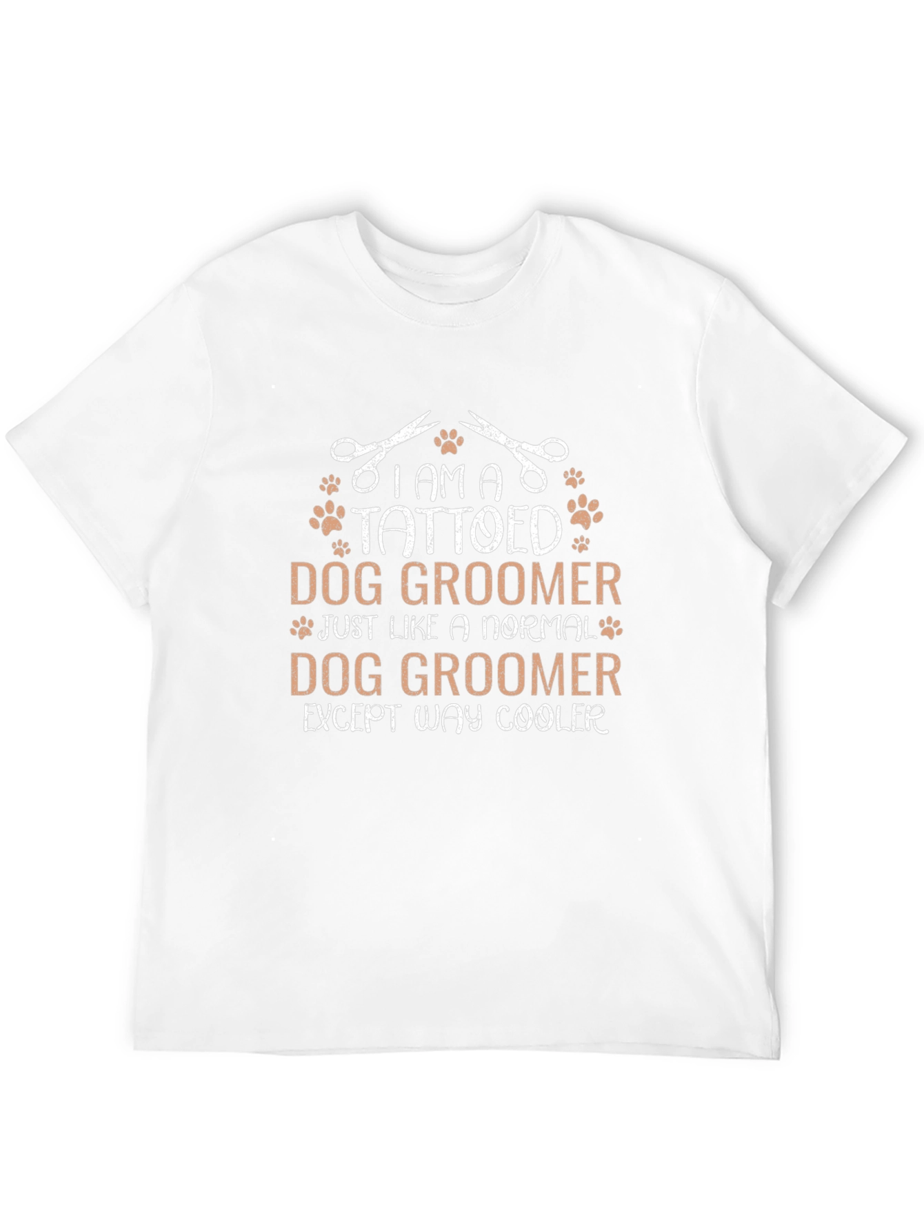 Tattooed Dog Groomer Graphic Tee - Cool Unisex Shirt