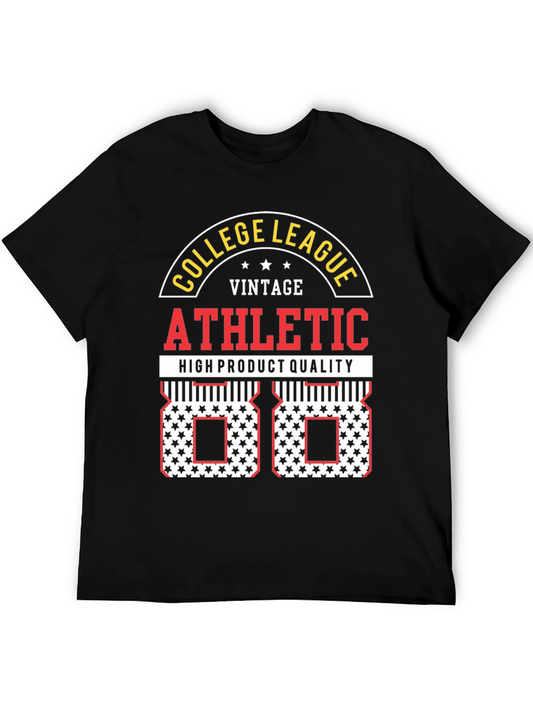 Vintage Athletic College League Graphic T-Shirt