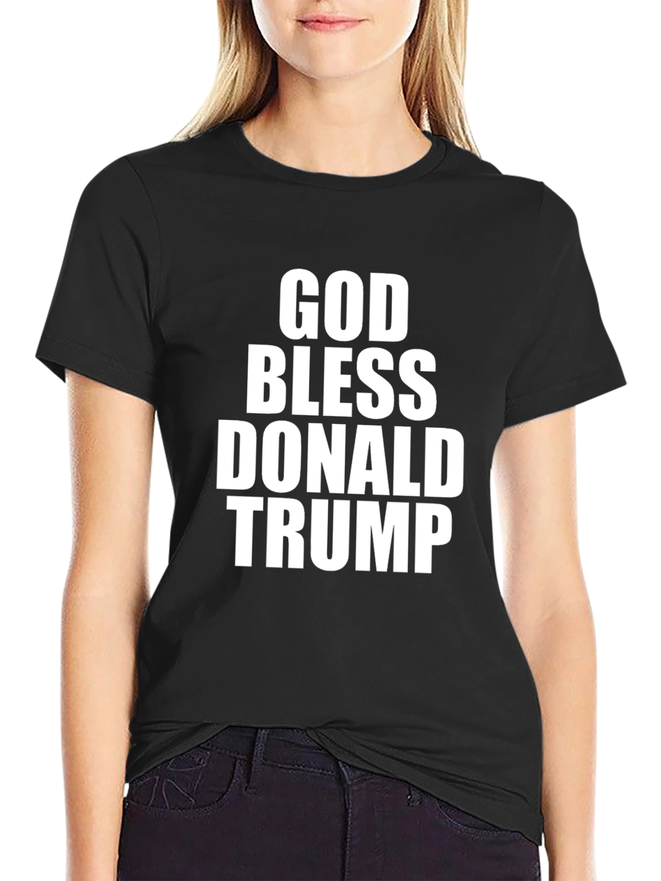 God Bless Donald Trump T-Shirt - Patriotic Tee
