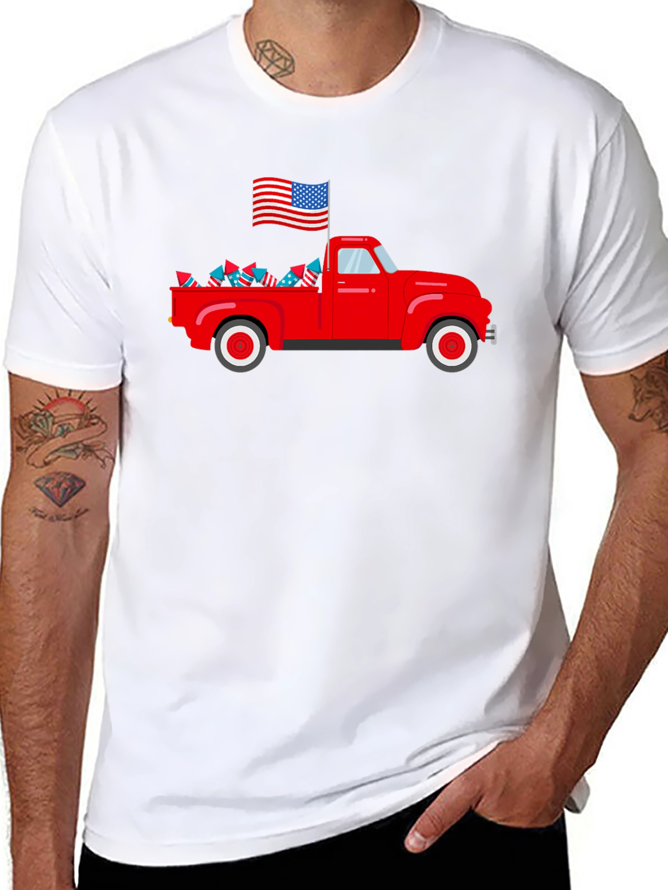 Patriotic Truck Graphic Tee