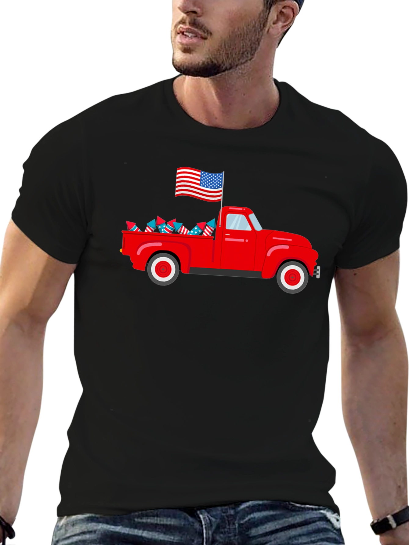 Patriotic Truck Graphic Tee