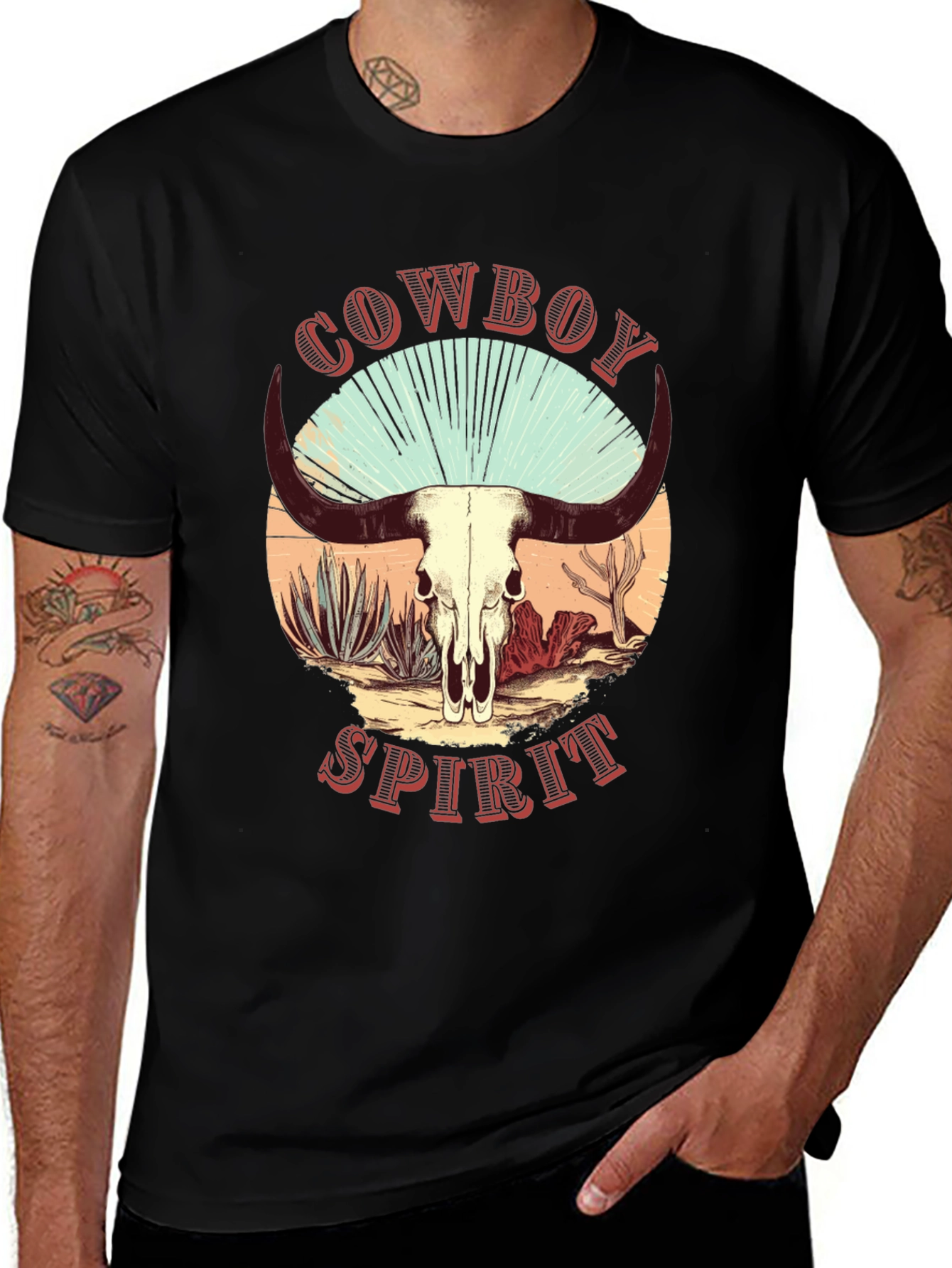 Cowboy Spirit Graphic Tee