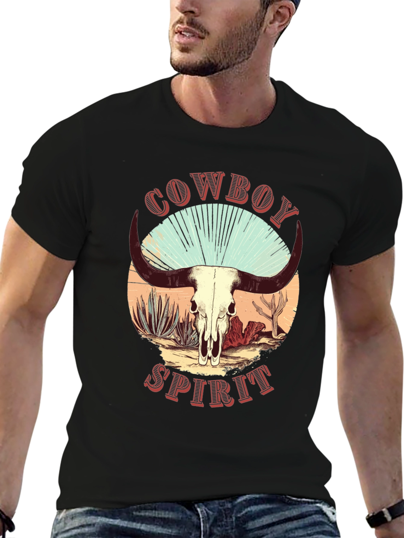 Cowboy Spirit Graphic Tee
