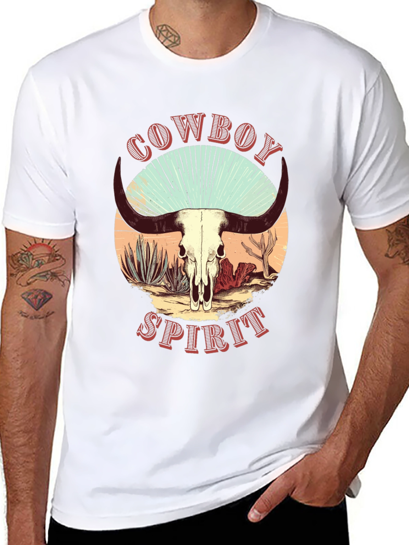 Cowboy Spirit Graphic Tee
