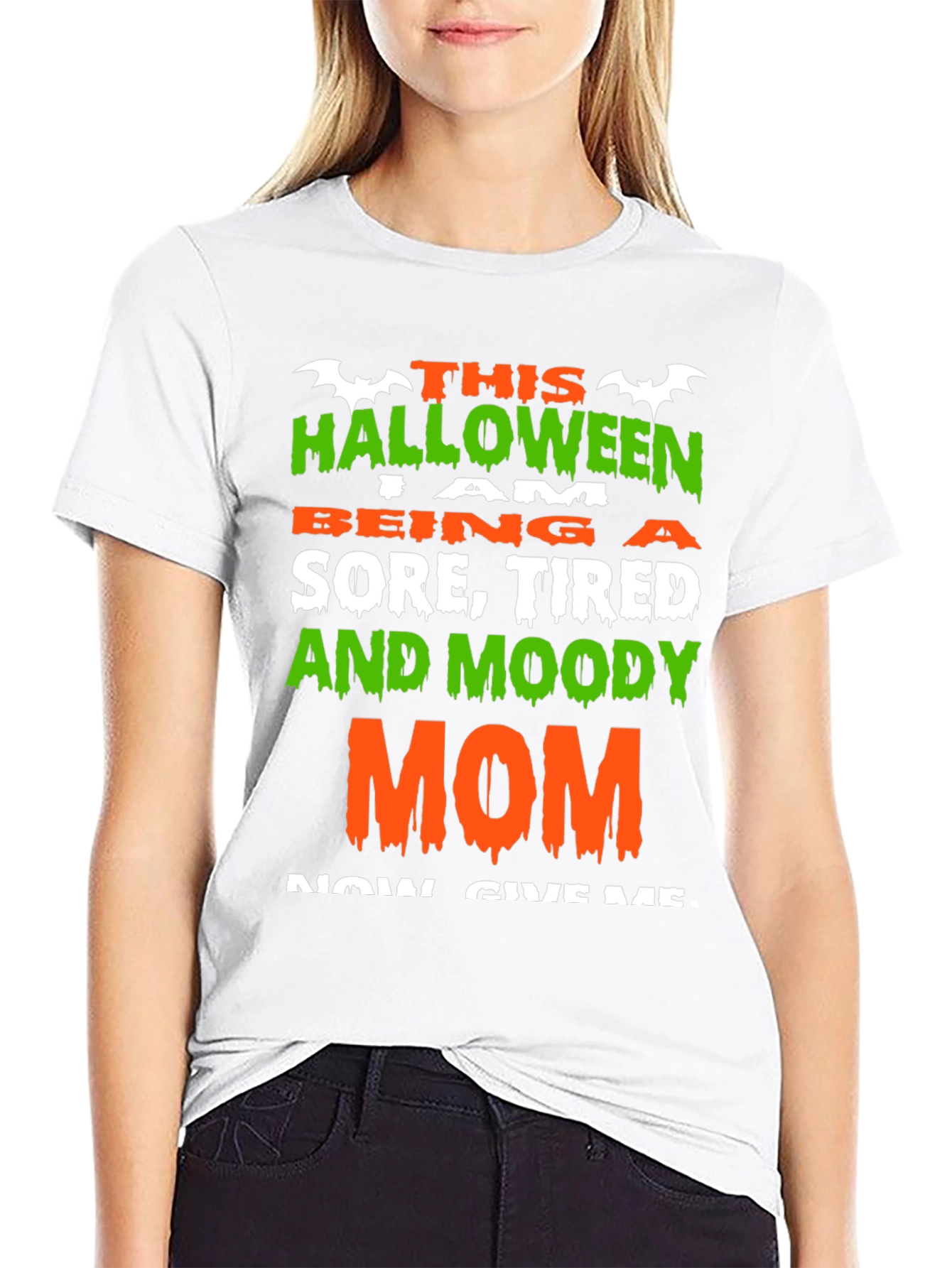 Halloween Sore Tired Moody Mom T-Shirt