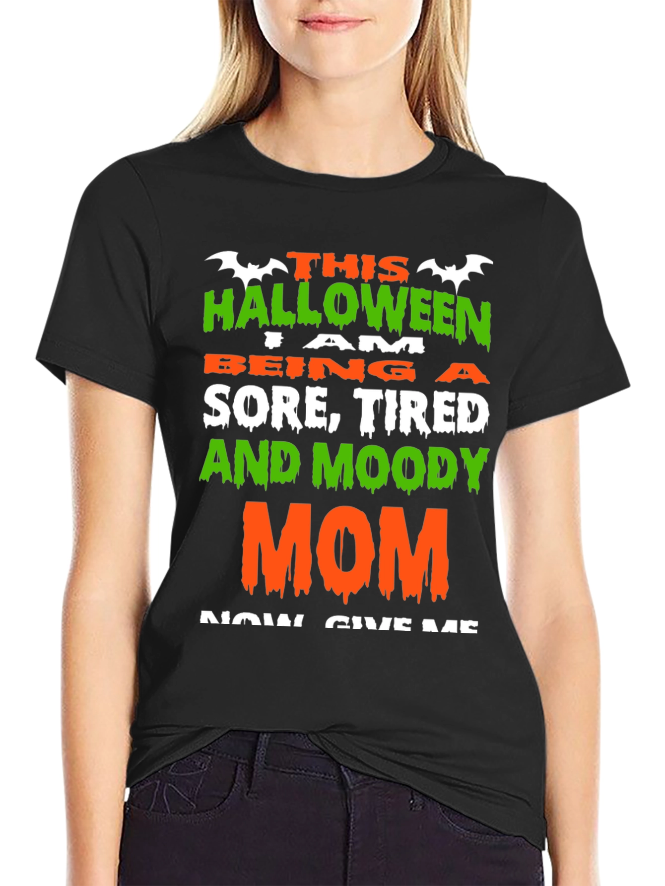 Halloween Sore Tired Moody Mom T-Shirt