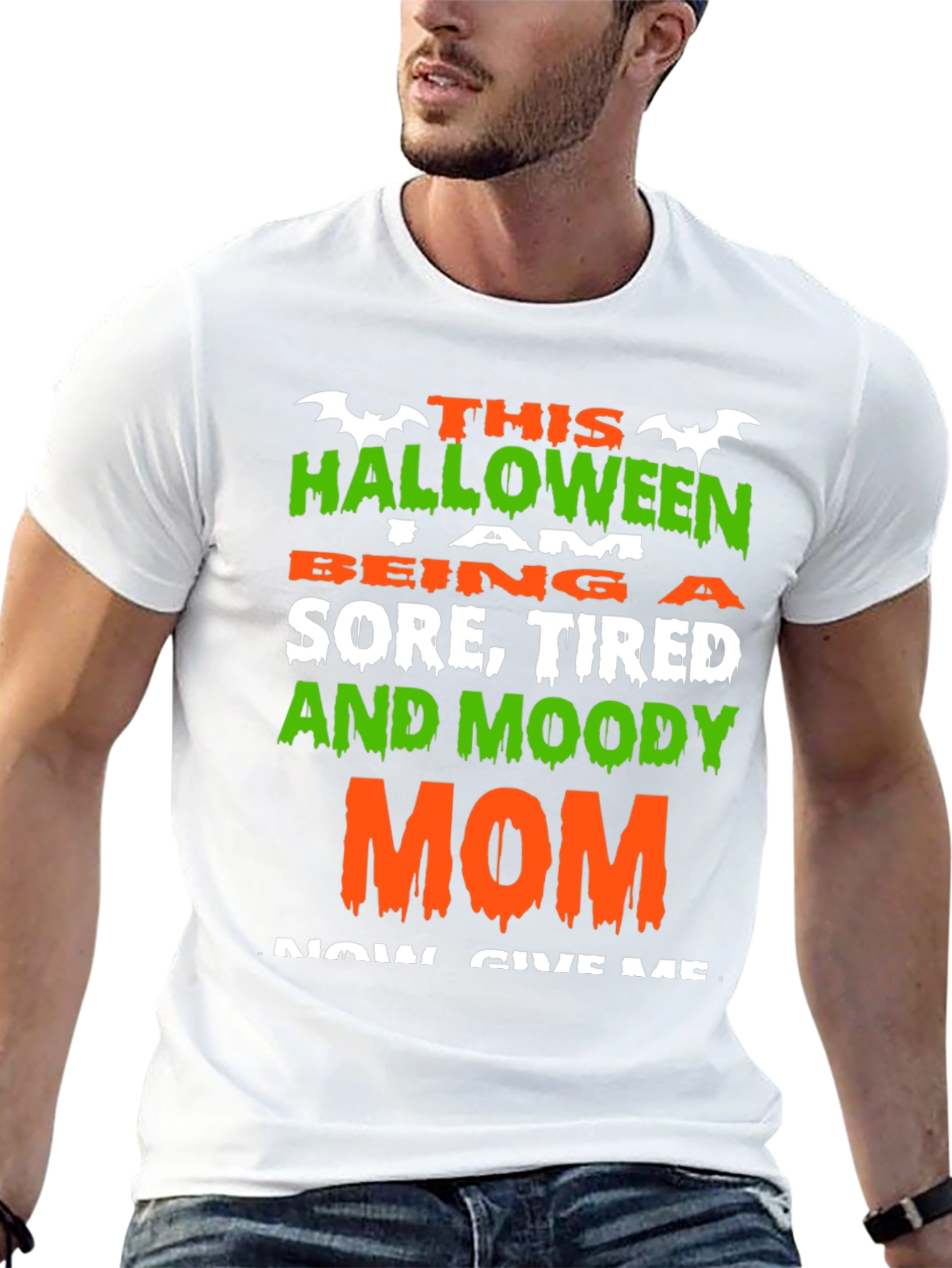 Halloween Sore Tired Moody Mom T-Shirt