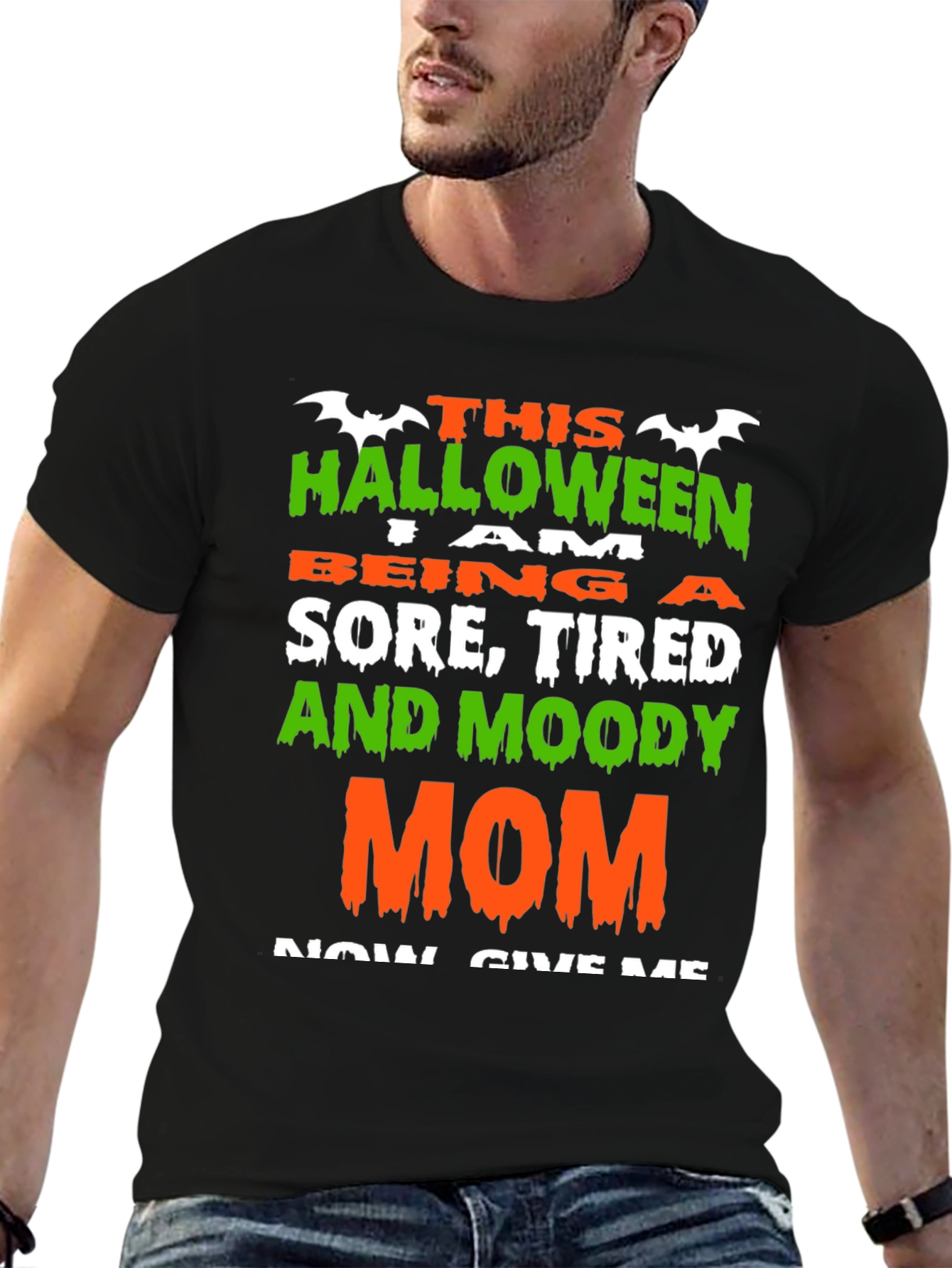 Halloween Sore Tired Moody Mom T-Shirt