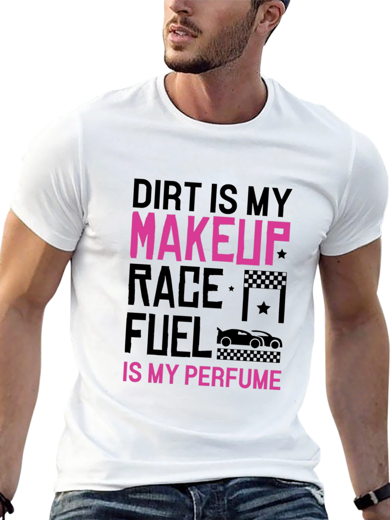 Dirt is My Makeup Black Graphic T-Shirt