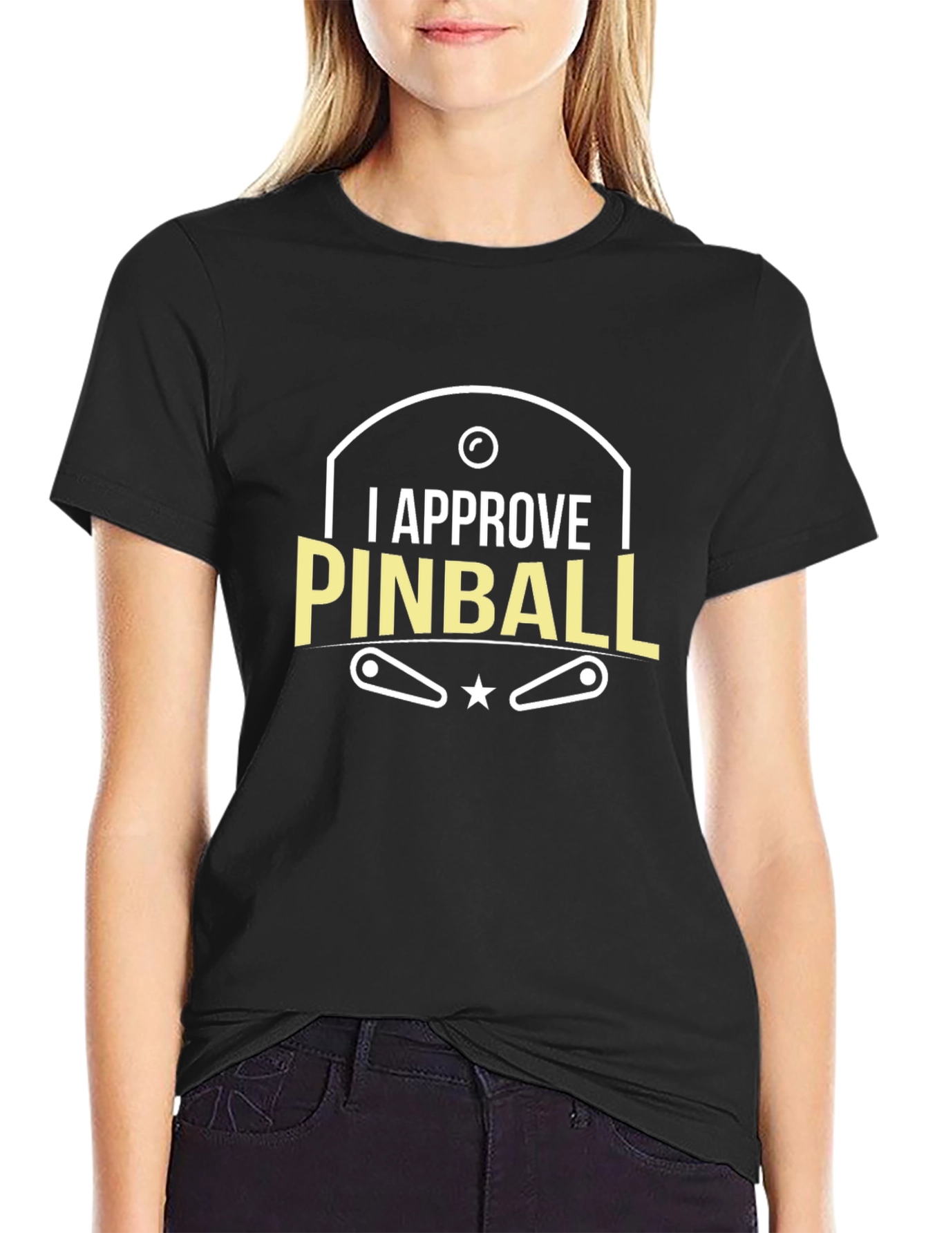 I Approve Pinball Graphic Tee - Classic Style