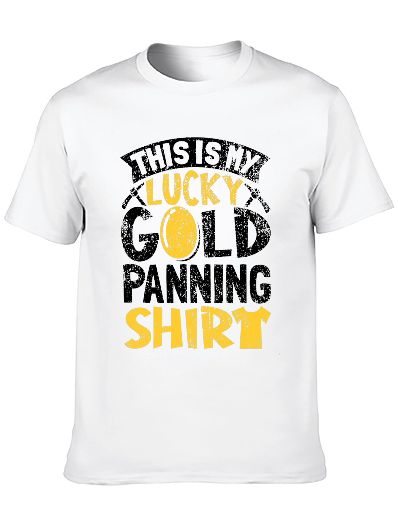 Lucky Gold Panning Shirt - Black Tee