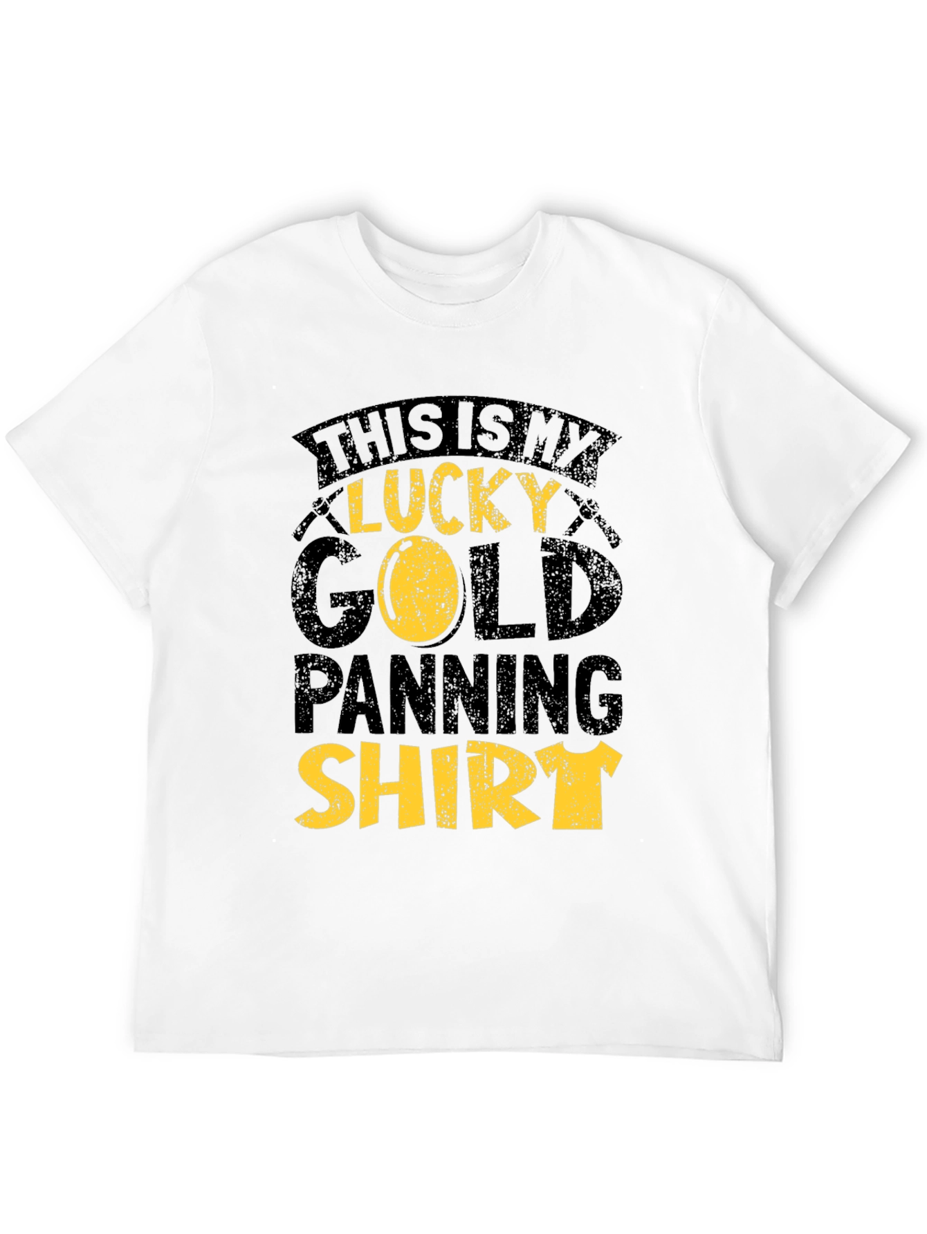 Lucky Gold Panning Shirt - Black Tee