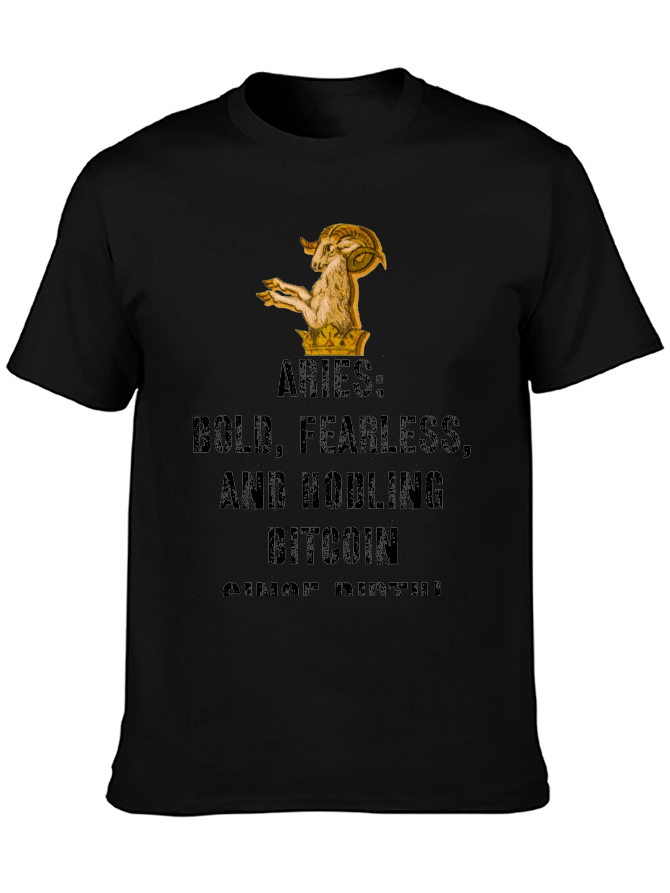 Aries Bitcoin Hodler T-Shirt