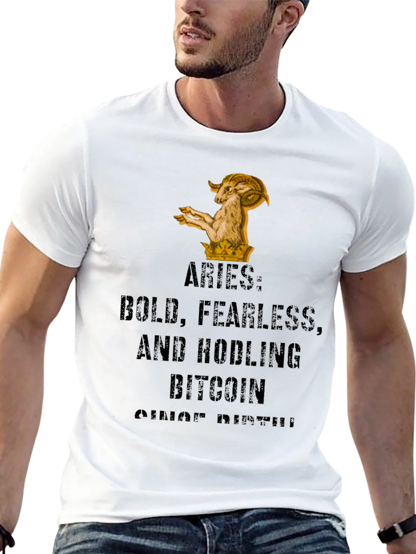Aries Bitcoin Hodler T-Shirt
