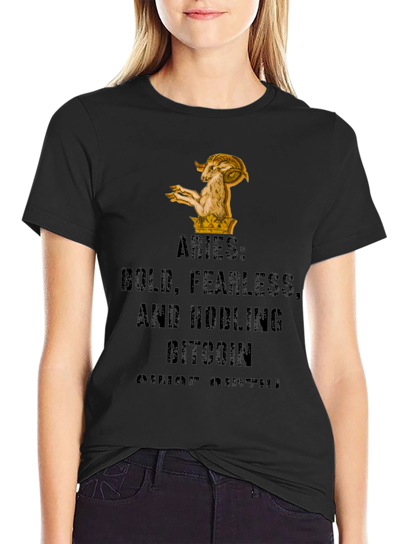 Aries Bitcoin Hodler T-Shirt