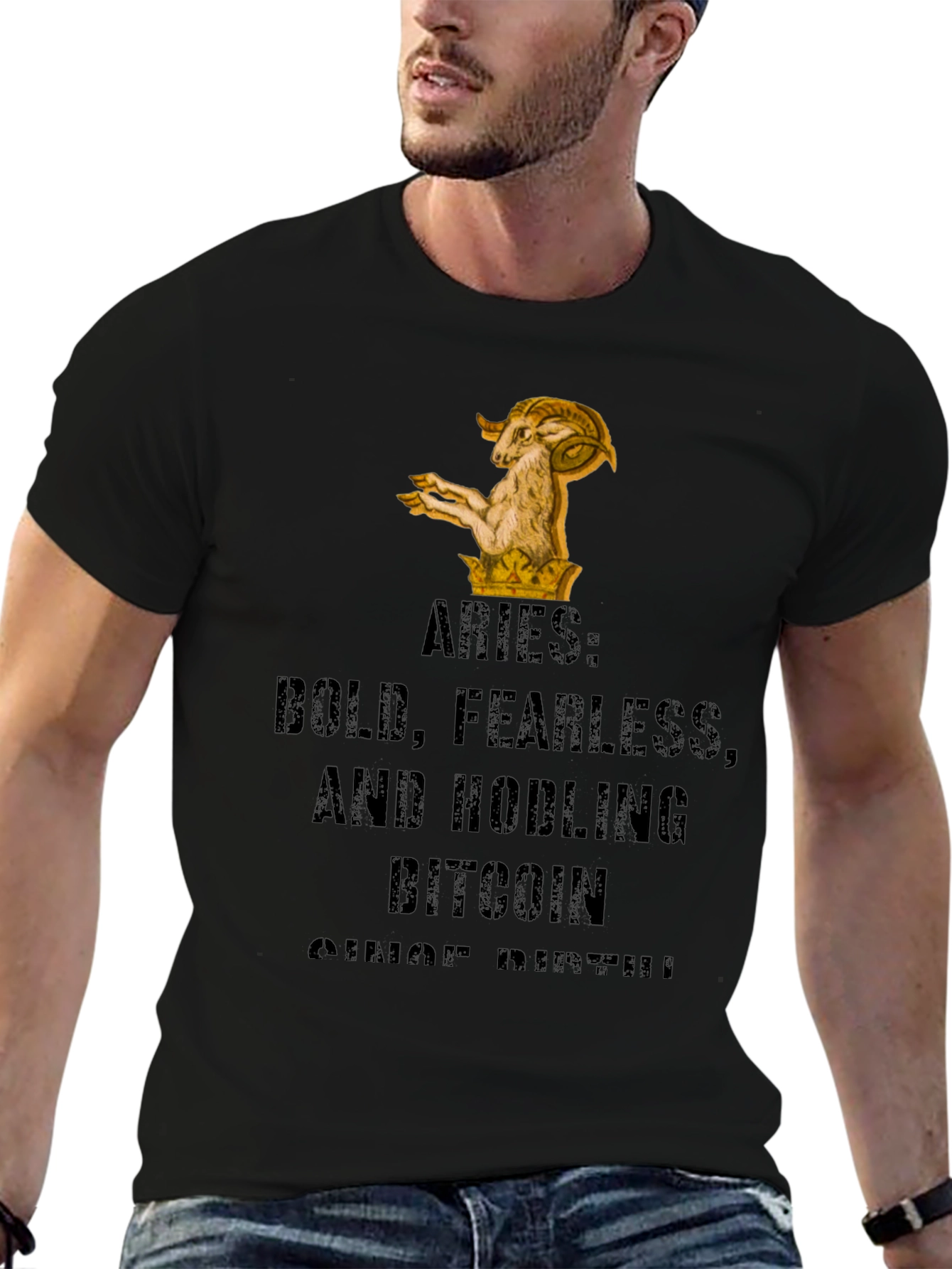 Aries Bitcoin Hodler T-Shirt