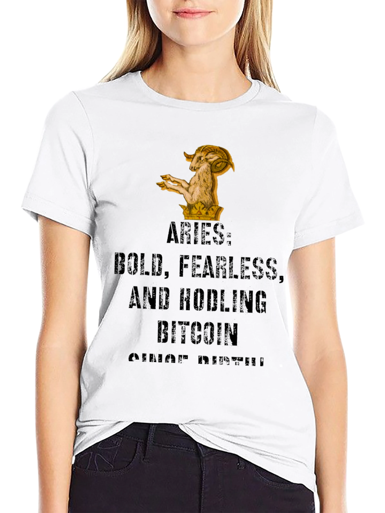 Aries Bitcoin Hodler T-Shirt