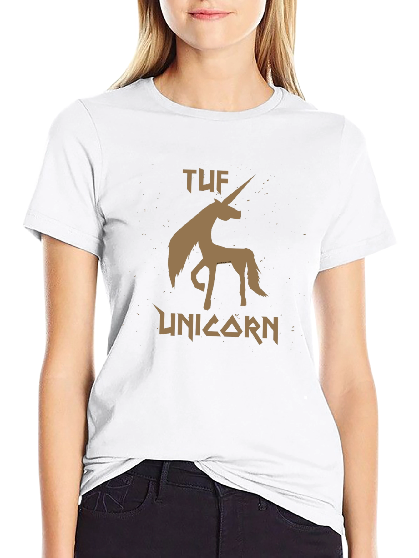 TUF Unicorn Graphic T-Shirt - Black