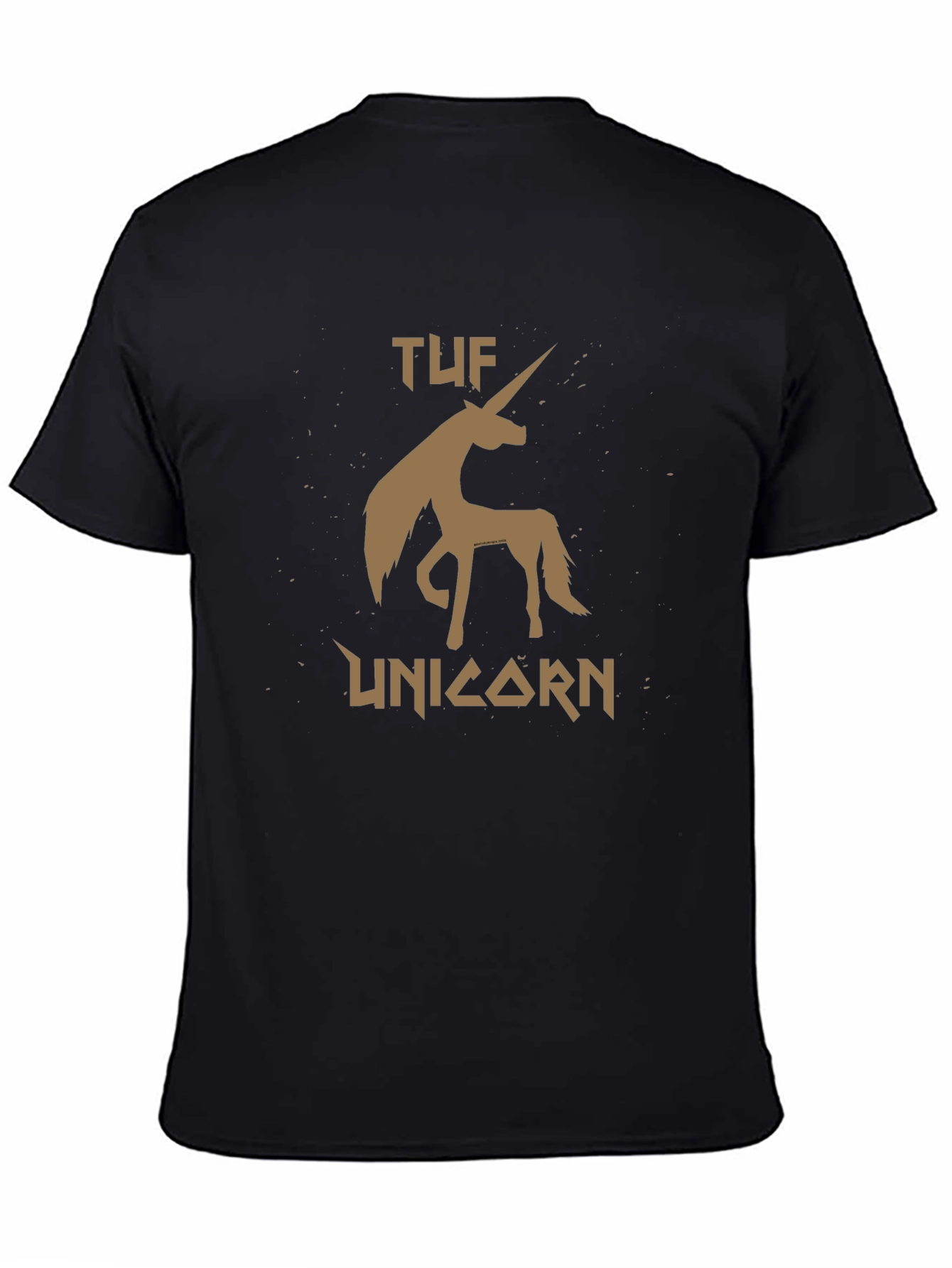 TUF Unicorn Graphic T-Shirt - Black