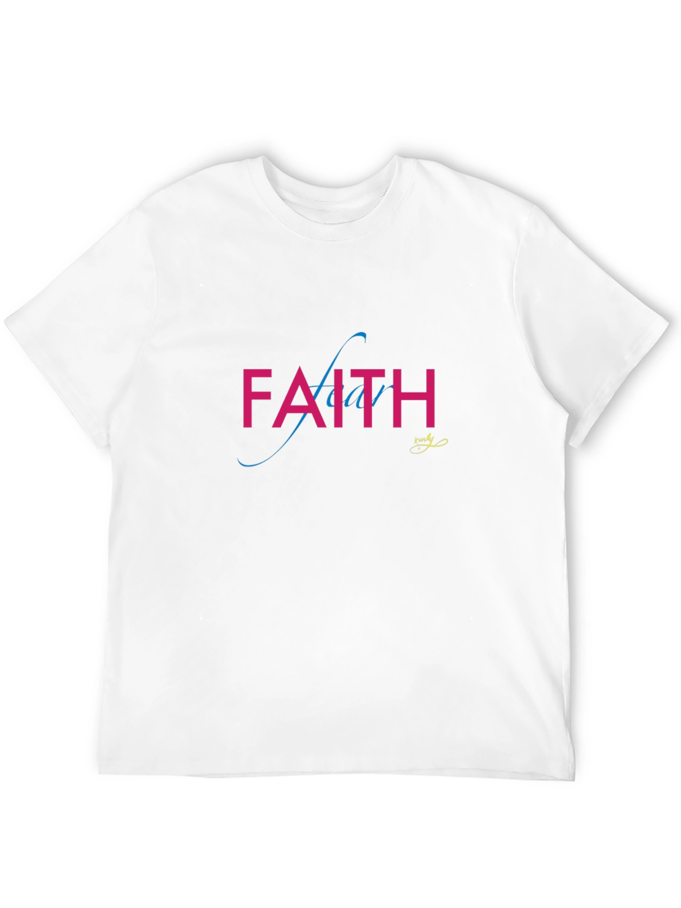 Faith Over Fear Graphic T-Shirt - Unisex Black Tee