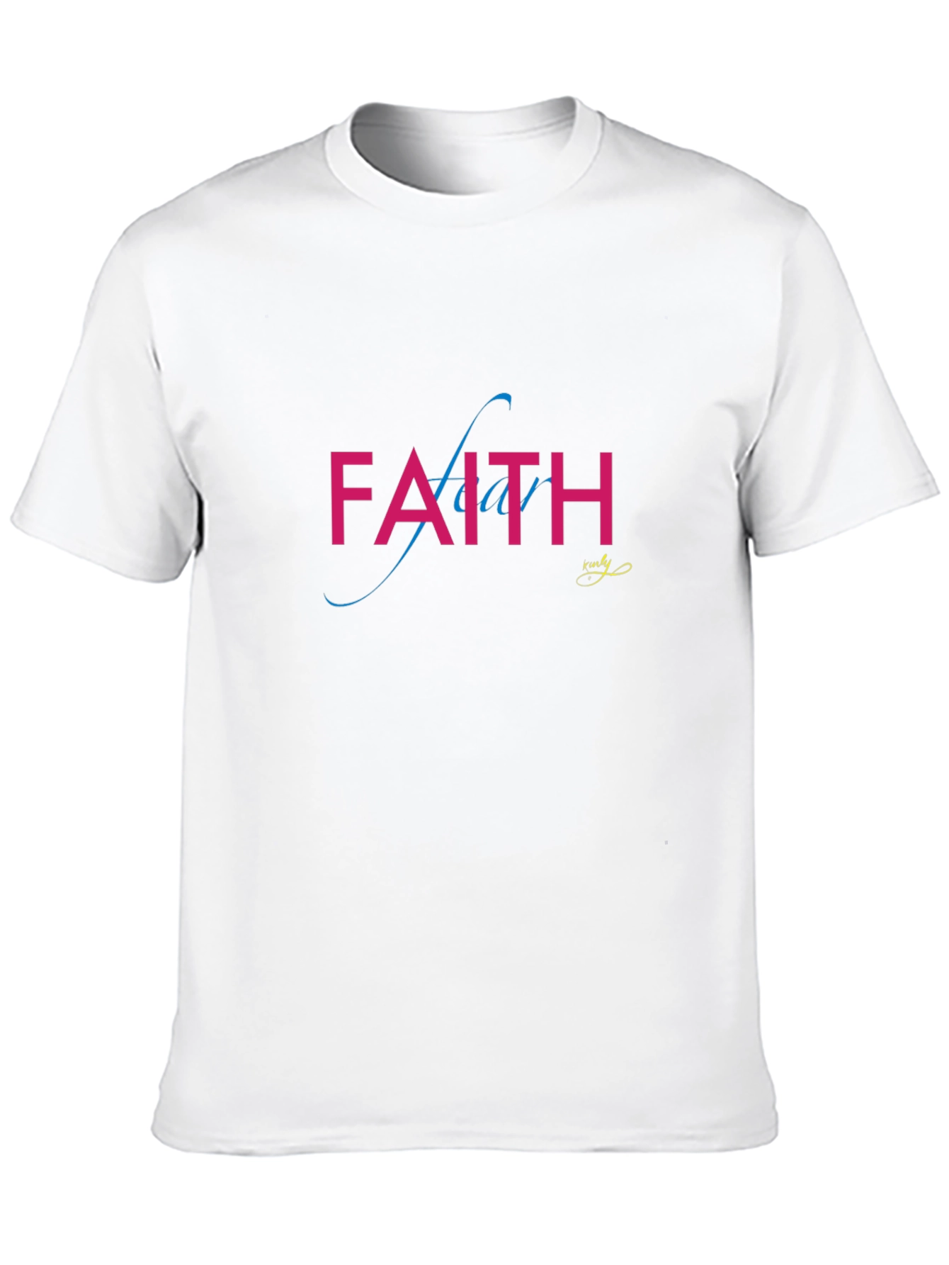 Faith Over Fear Graphic T-Shirt - Unisex Black Tee