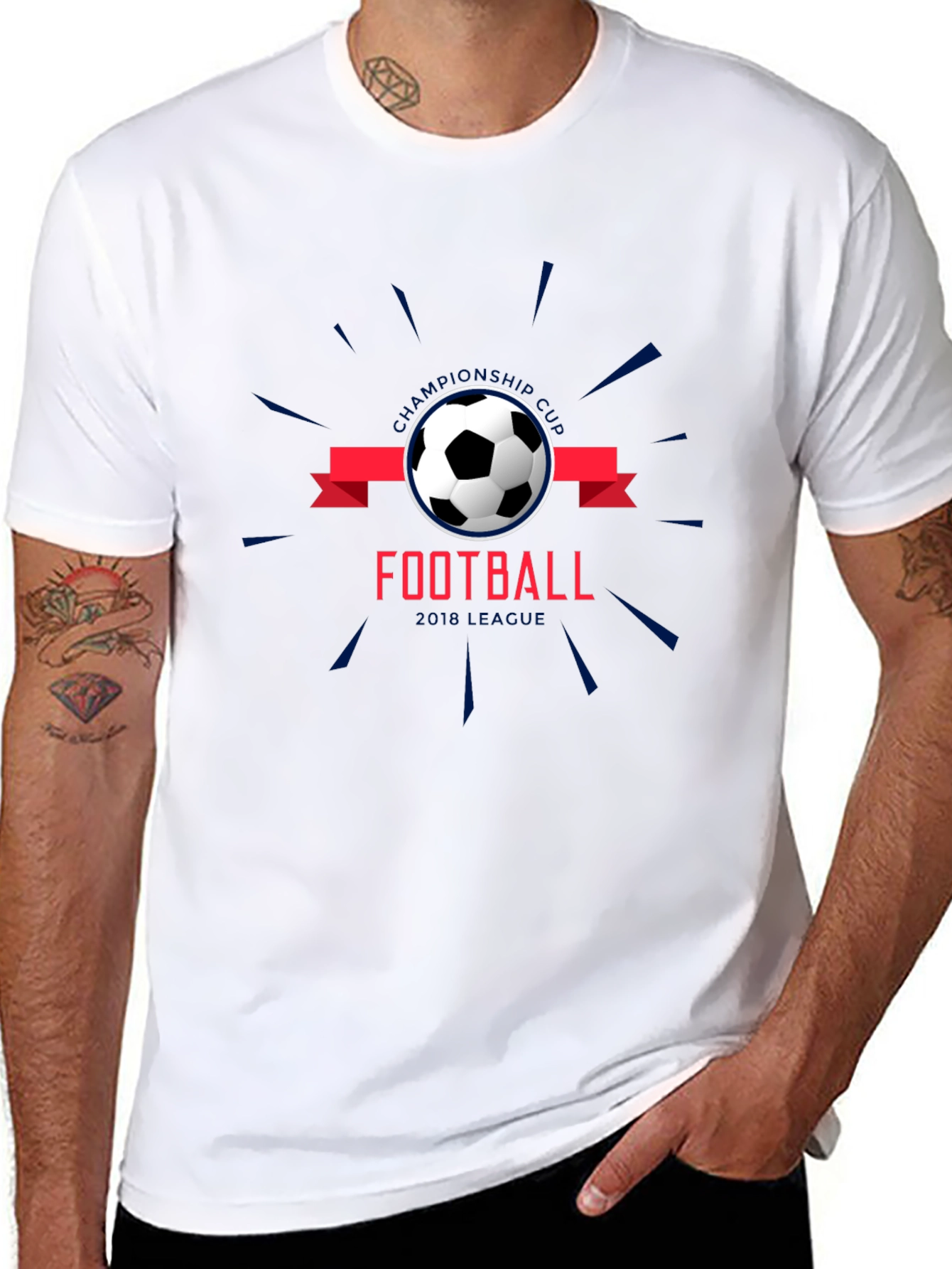 Football Graphic Tee - Stylish Sportswear