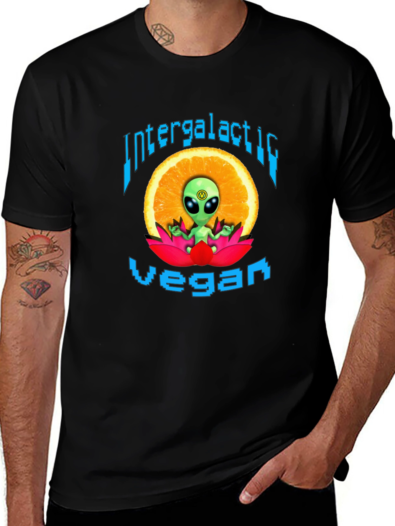 Intergalactic Vegan Graphic Tee