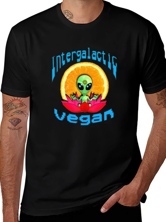 Intergalactic Vegan Graphic Tee