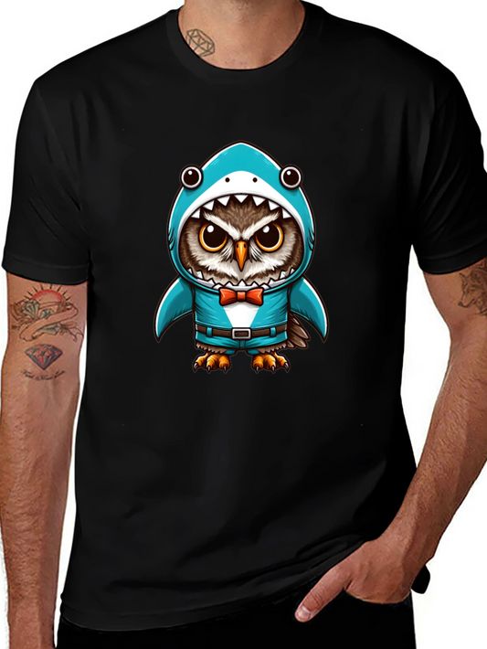 Owl Shark Costume Graphic Tee