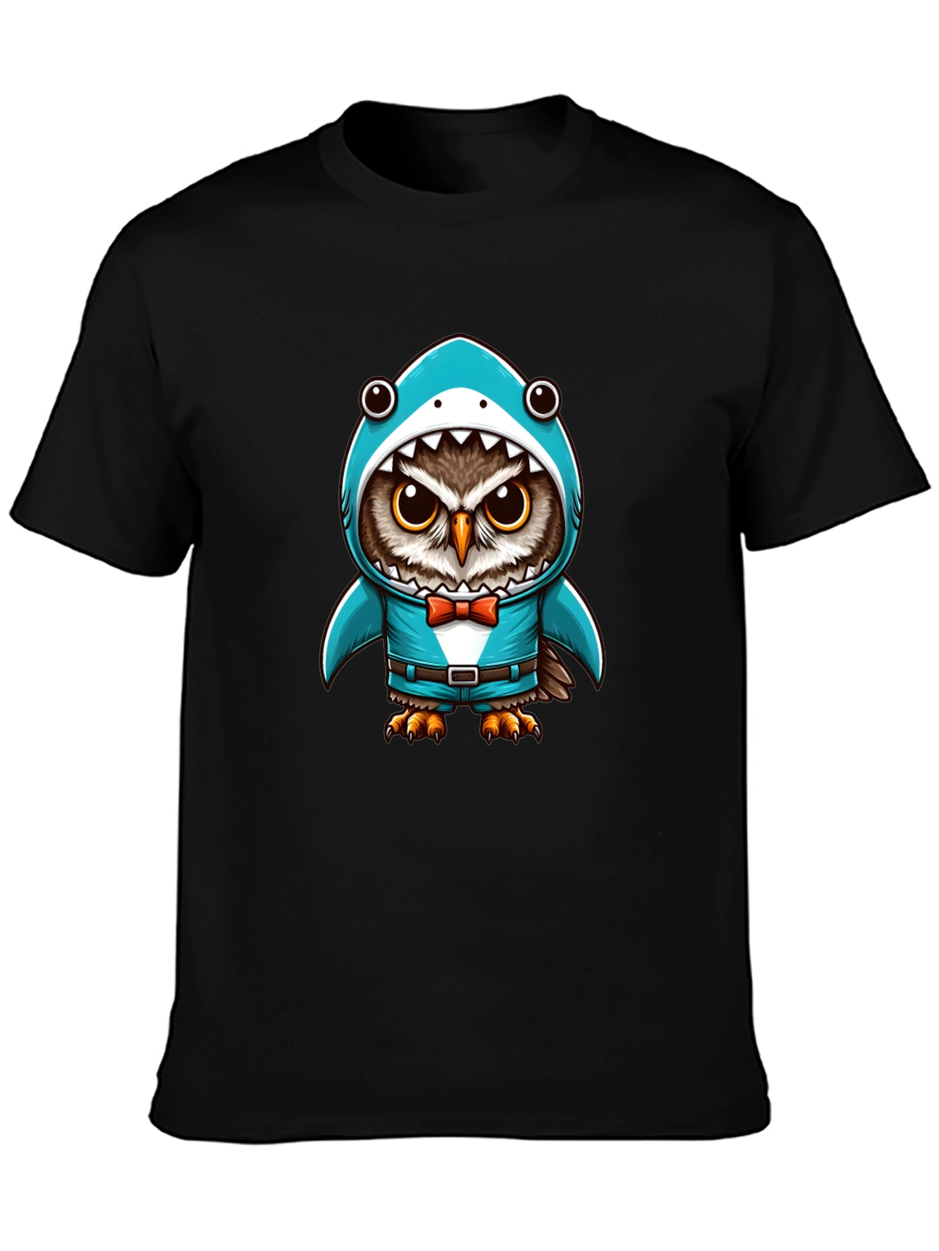 Owl Shark Costume Graphic Tee