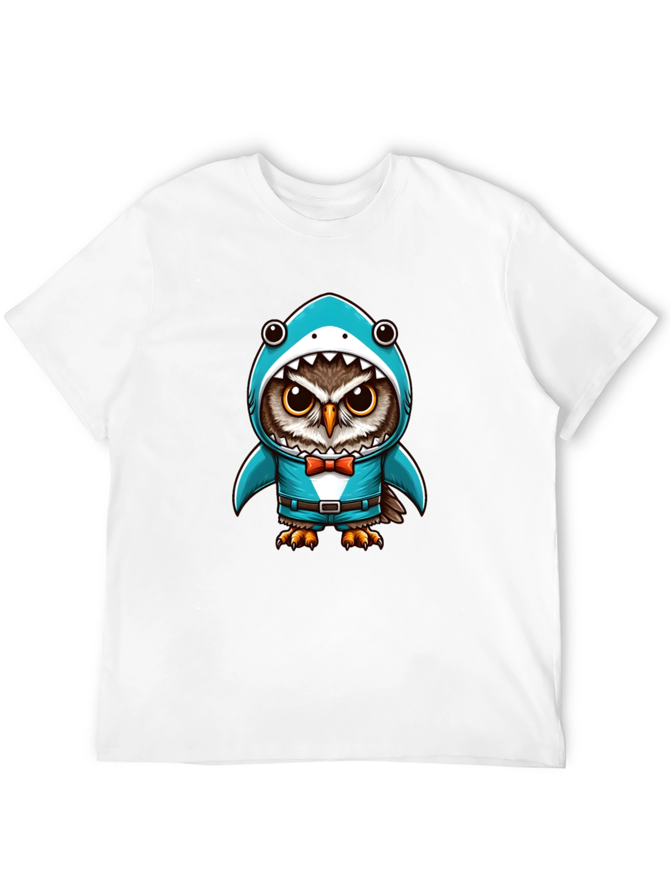 Owl Shark Costume Graphic Tee