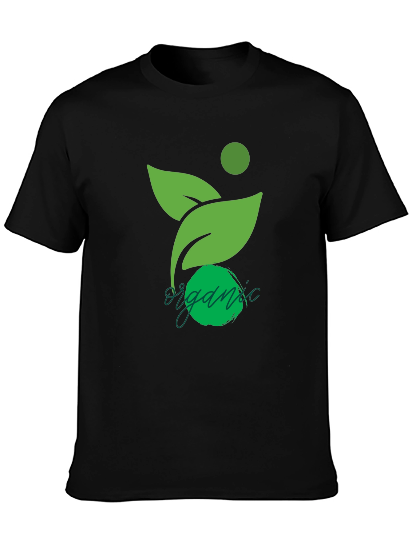 Organic Design Black T-Shirt
