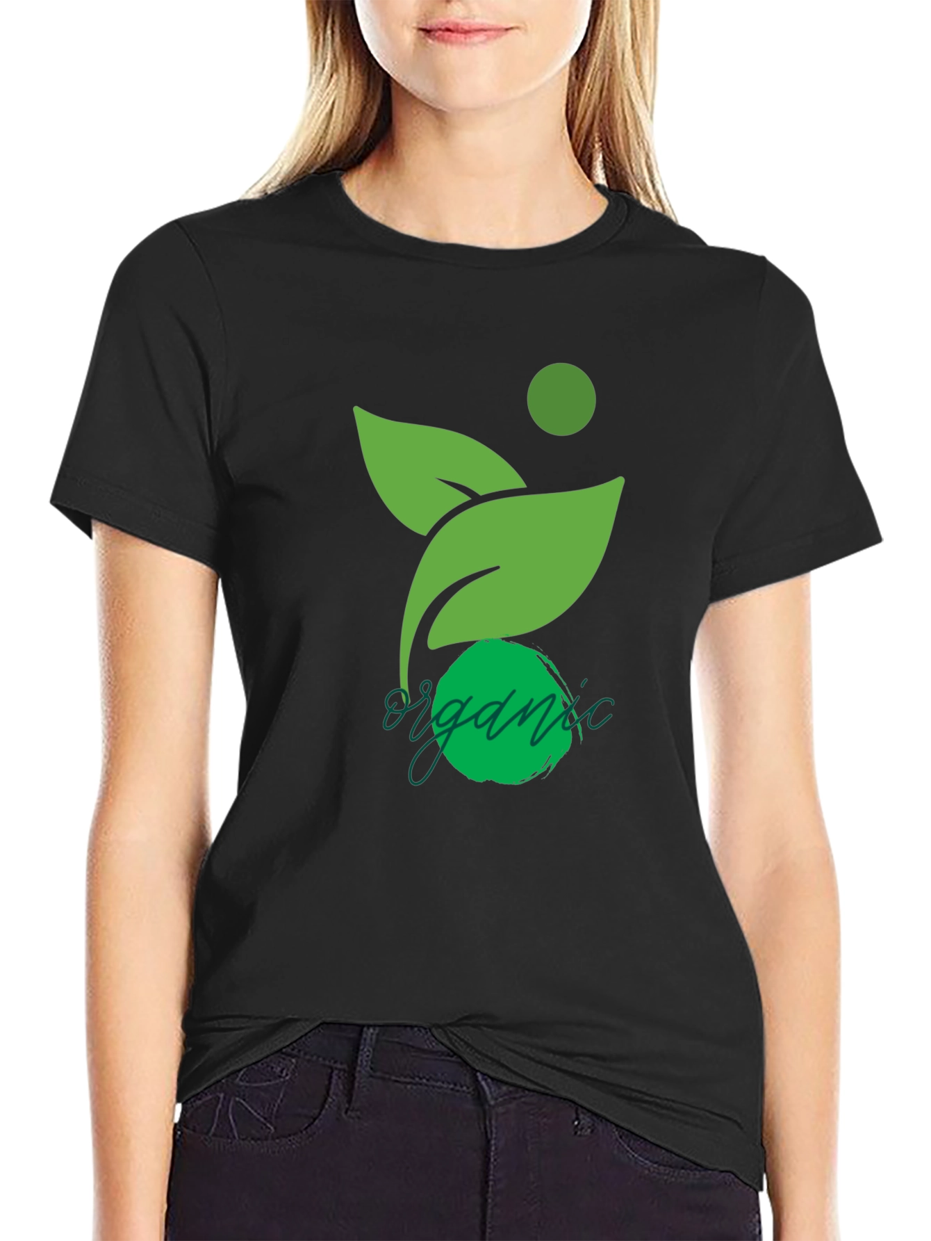 Organic Design Black T-Shirt