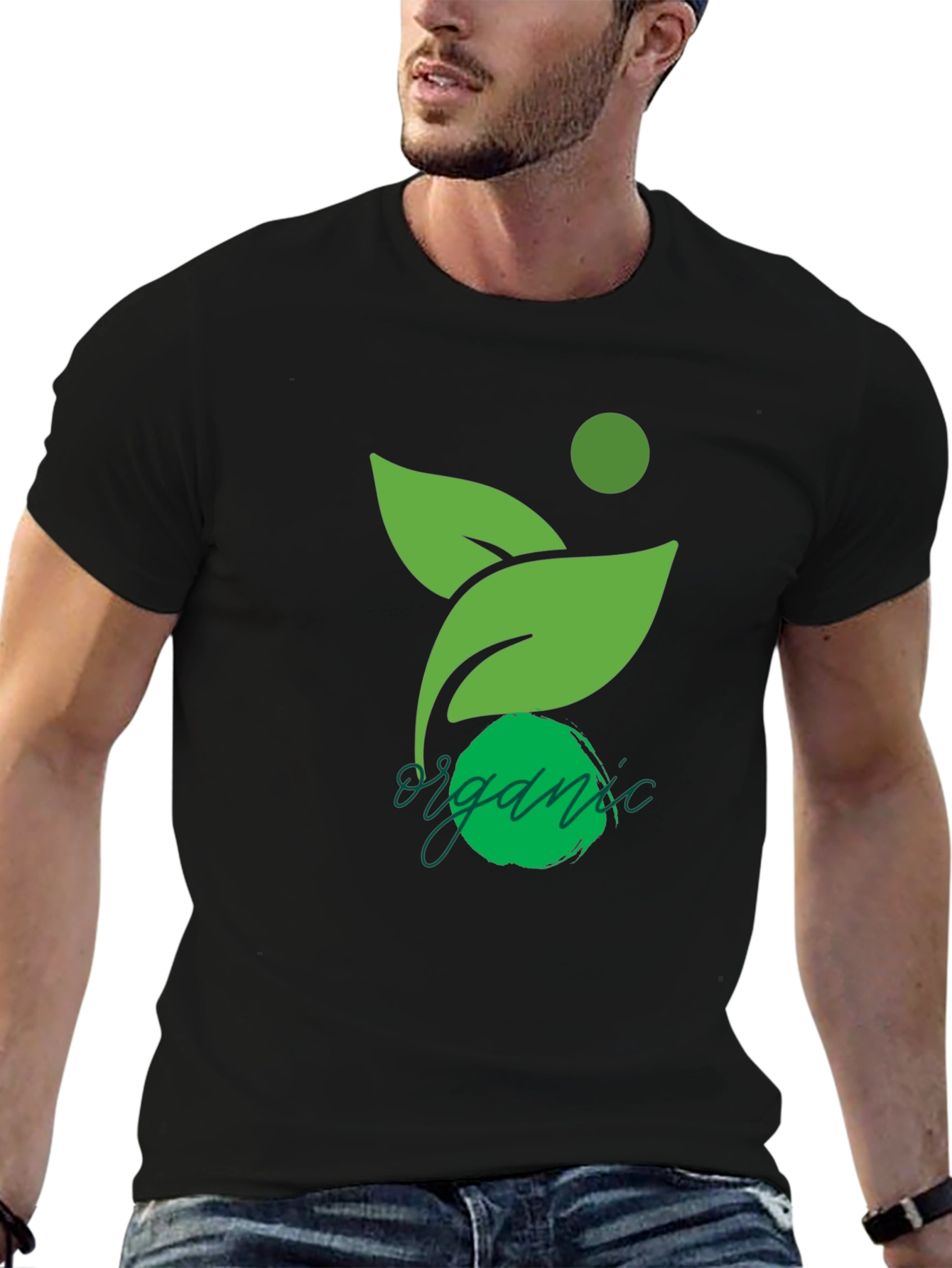 Organic Design Black T-Shirt