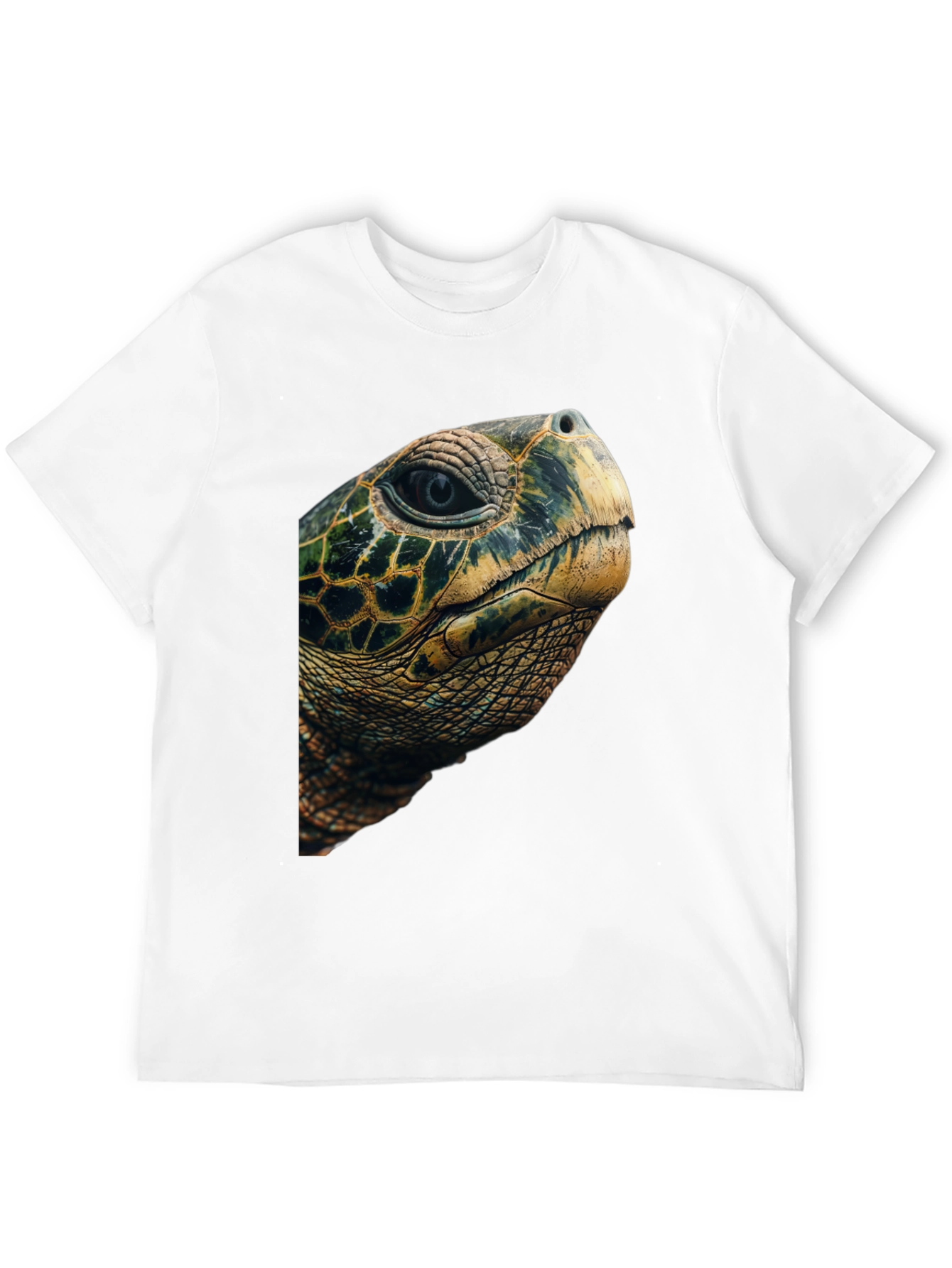 Sea Turtle Graphic Tee - Black Cotton Blend T-Shirt