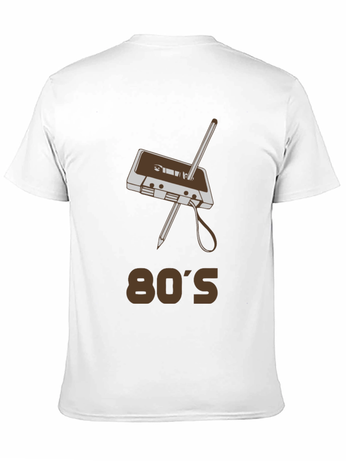 Retro 80s Cassette Tape Graphic T-Shirt