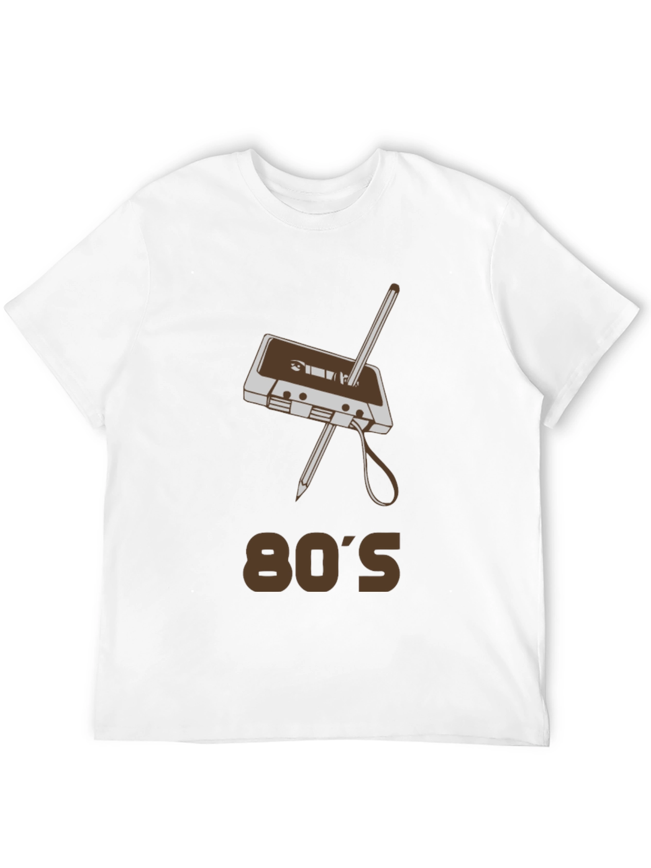 Retro 80s Cassette Tape Graphic T-Shirt