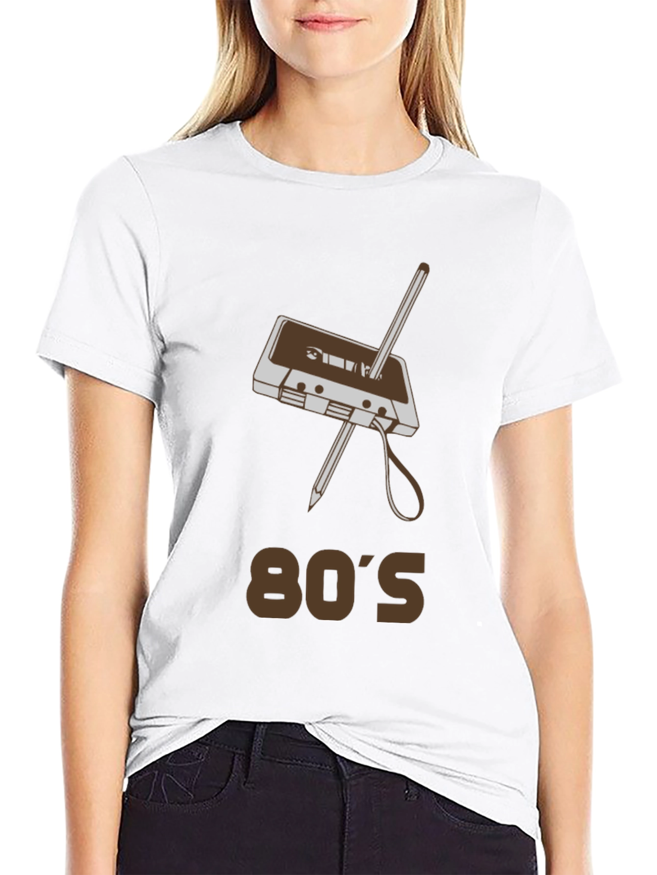 Retro 80s Cassette Tape Graphic T-Shirt