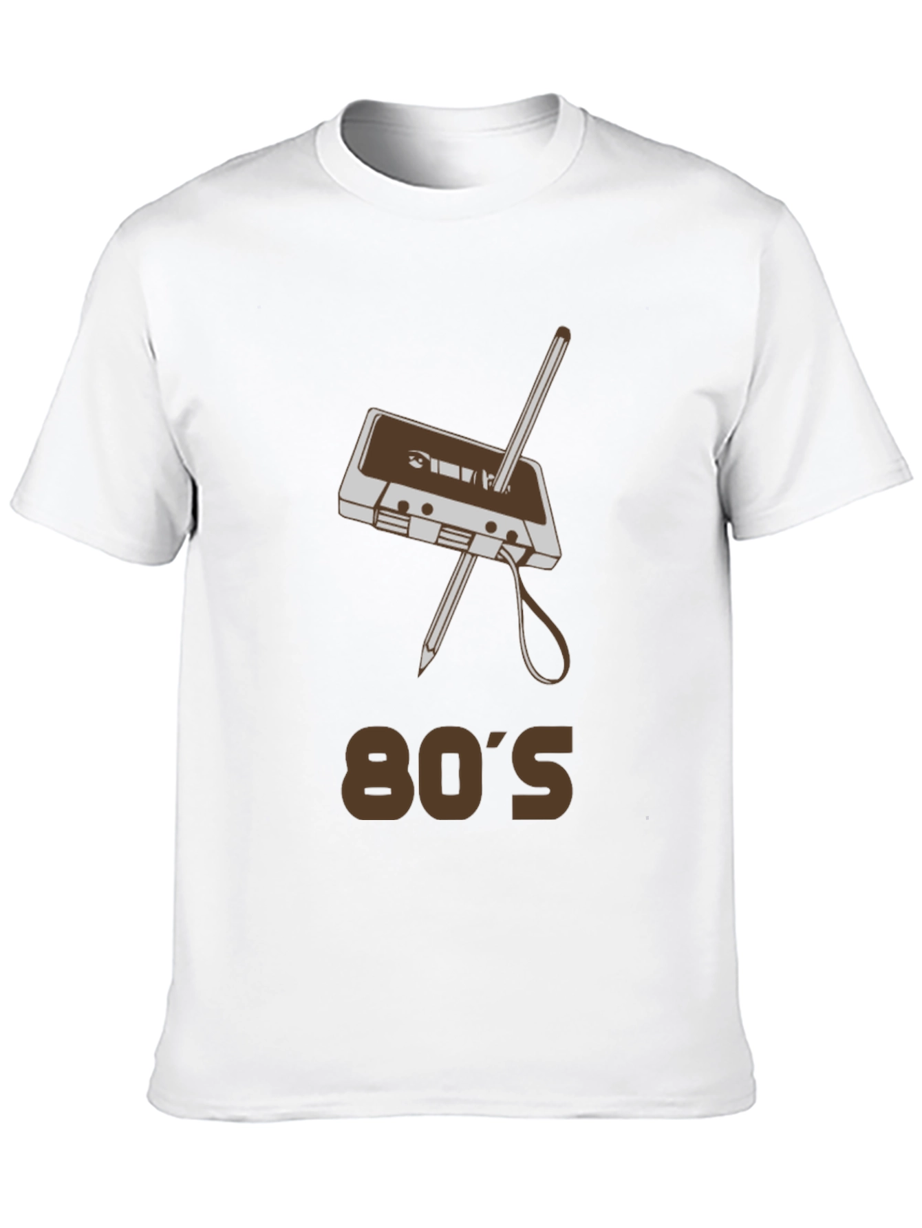 Retro 80s Cassette Tape Graphic T-Shirt