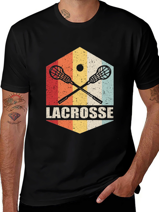 Vintage Lacrosse T-Shirt - Retro Sports Style