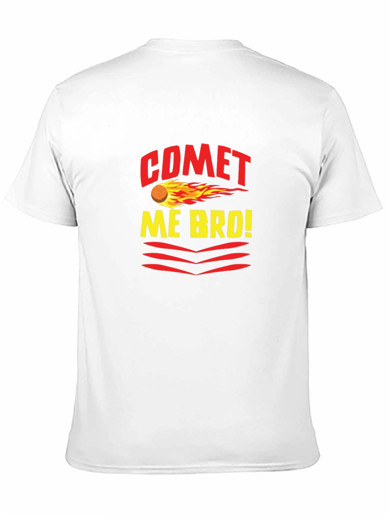 Comet Me Bro! Graphic Tee - Trendy Black T-Shirt