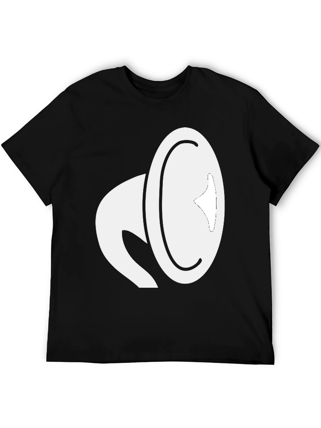 Cool Graphic Tee - White Megaphone Design