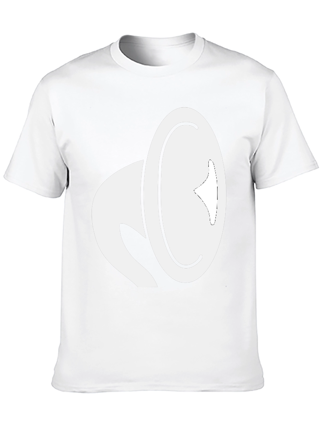 Cool Graphic Tee - White Megaphone Design