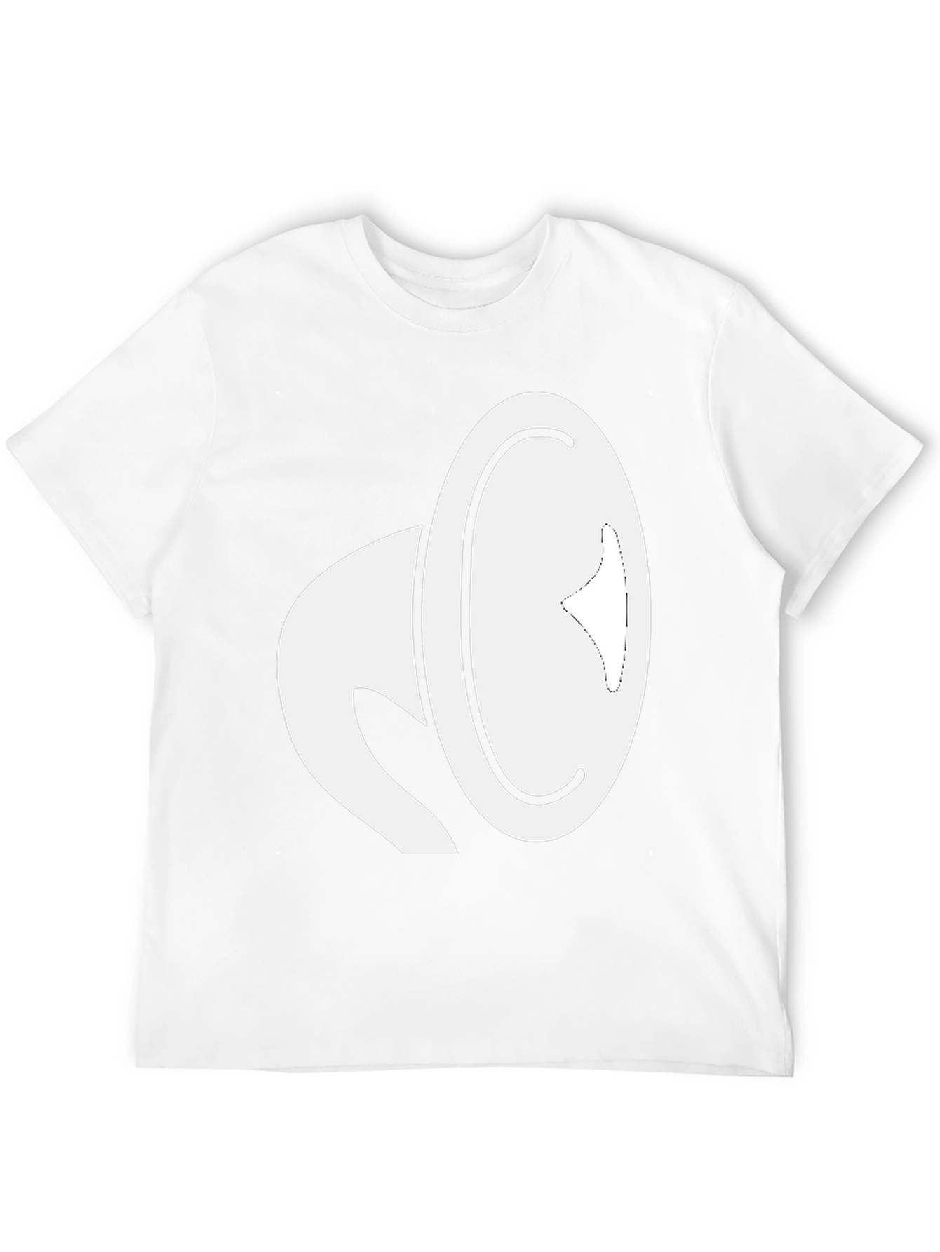 Cool Graphic Tee - White Megaphone Design