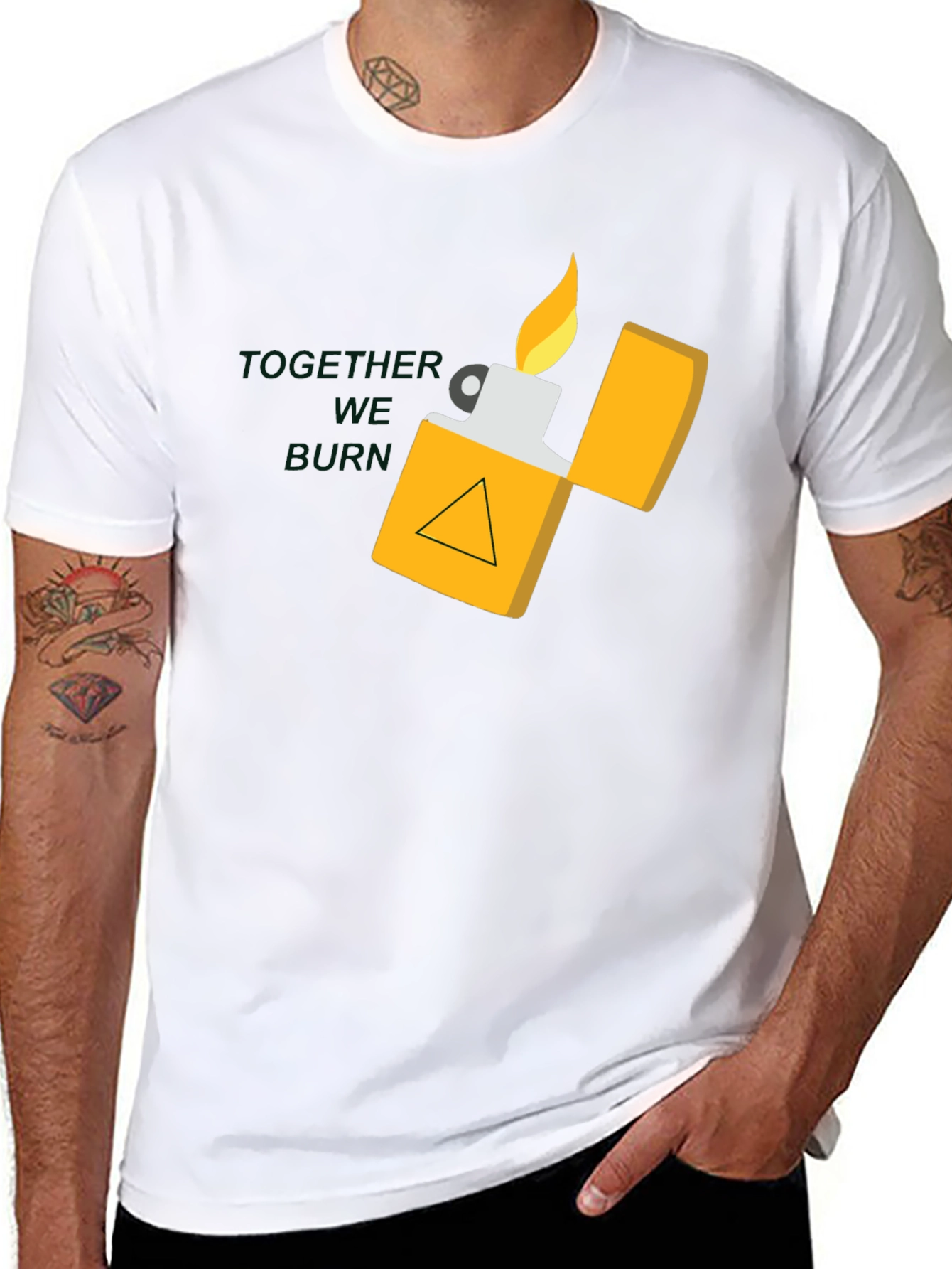 Lighter Graphic Tee - Together We Burn Shirt